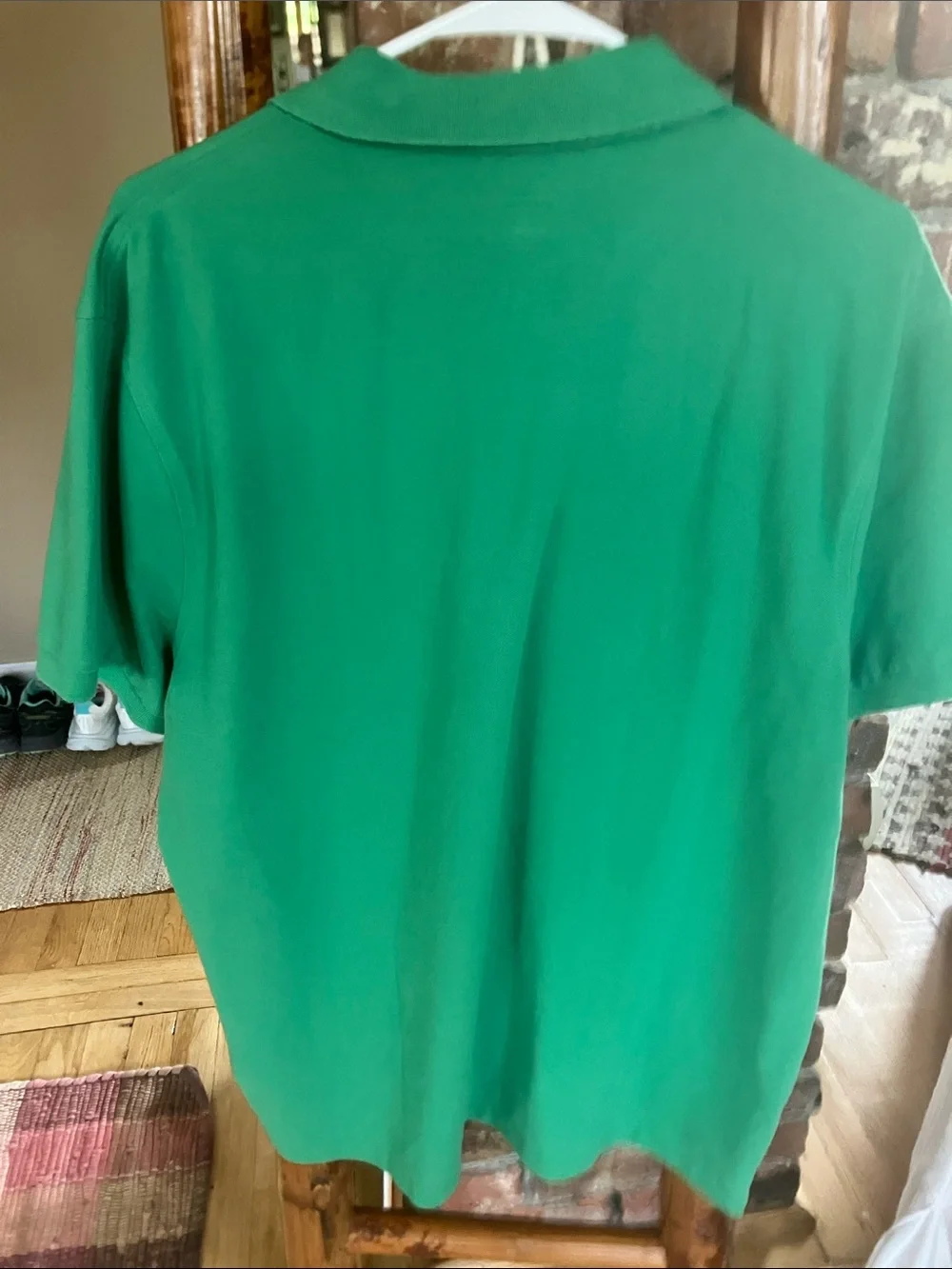 J. Crew Men's Untucked Bright Green Polo Shirt Size XL